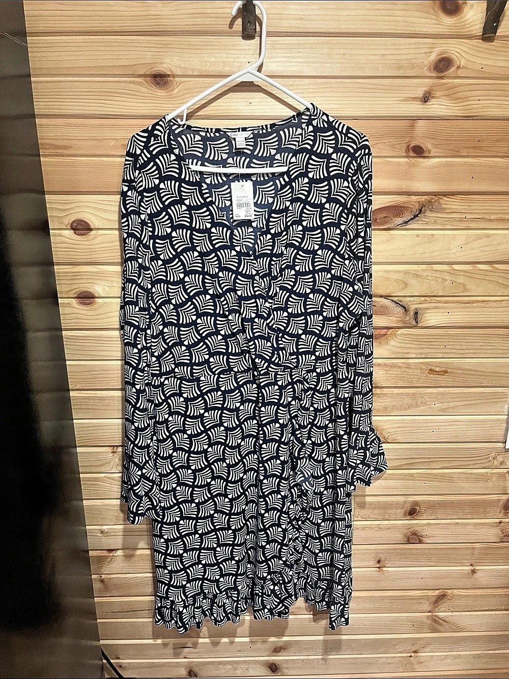 Cato Plus Dress Abstract Print Midi Dress Size 16/20W NWT